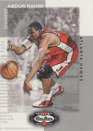 2002-03 Fleer Box Score - Shareef Abdur-Rahim #133