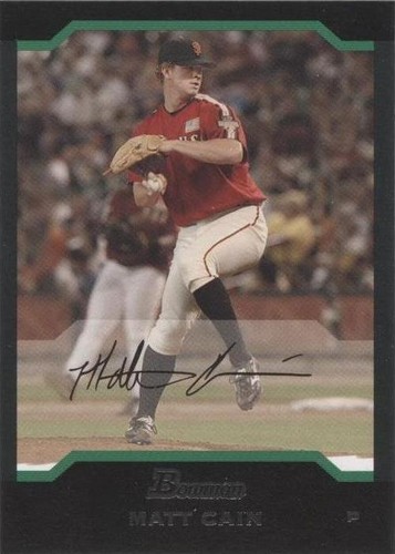 2004 Bowman Draft Picks & Prospects - Matt Cain #BDP126