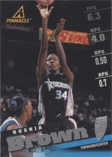 1998 Pinnacle WNBA - Rushia Brown #62