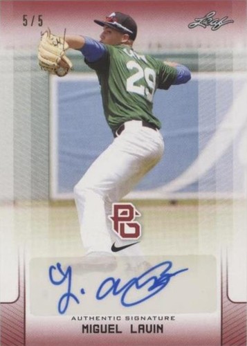 2017 Leaf Perfect Game National Showcase - Miguel Lavin #BA-ML2