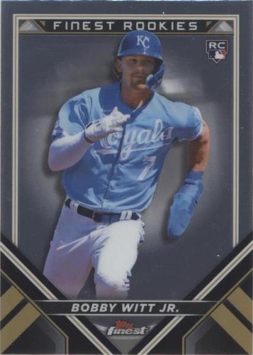 2022 Topps Finest - Bobby Witt Jr. #FRD-BW