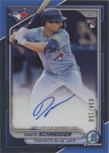 2024 Bowman Chrome - Davis Schneider #CRA-DS