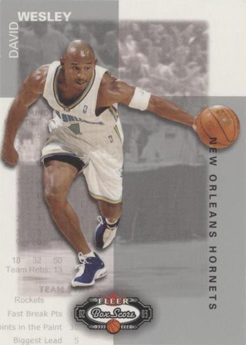 2002-03 Fleer Box Score - David Wesley #103