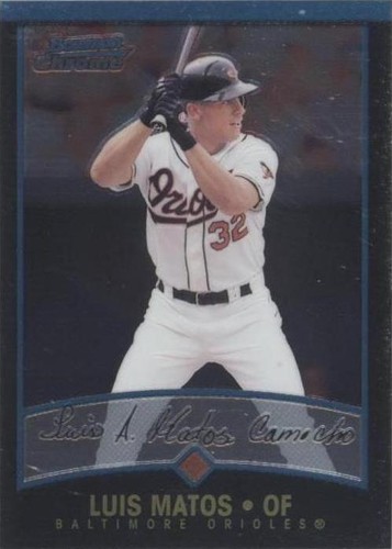2001 Bowman Chrome - Luis Matos #213