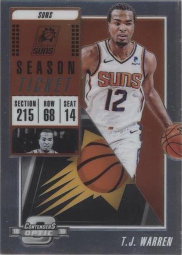 2018-19 Panini Contenders Optic - T.J. Warren #16