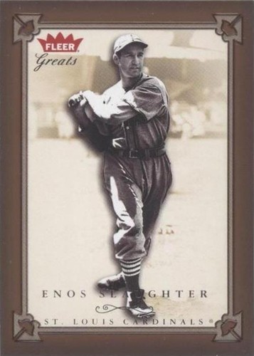 2004 Fleer Greats of the Game - Enos Slaughter #97