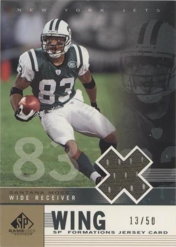2003 SP Game Used Edition Santana Moss #F1-SM
