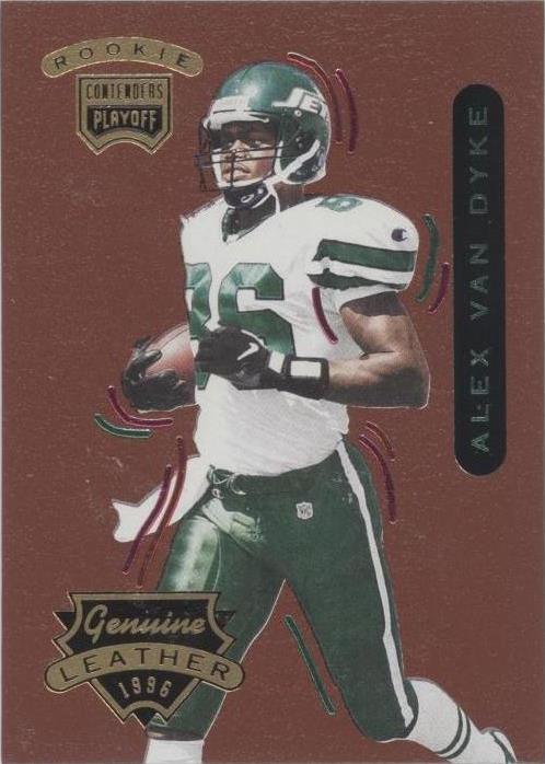 1996 Playoff Contenders Leather Alex Van Dyke #80