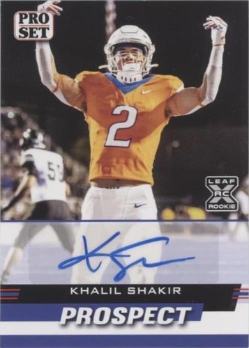 2022 Leaf Pro Set Prospects Khalil Shakir #PSP-KS1