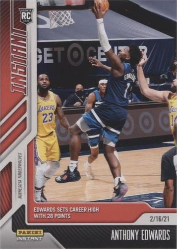2020-21 Panini Instant - Anthony Edwards #80