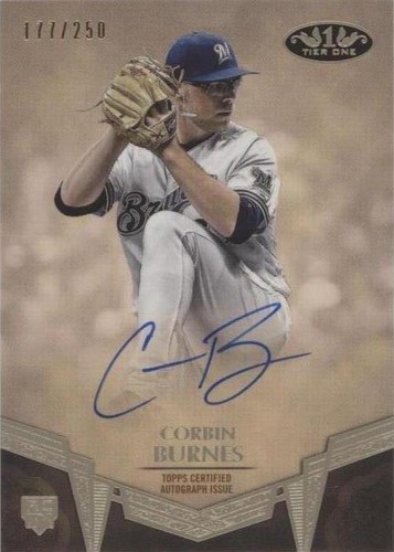 2019 Topps Tier One - Corbin Burnes #BA-CBU