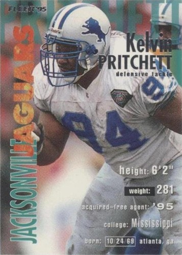 1995 Fleer Kelvin Pritchett #172