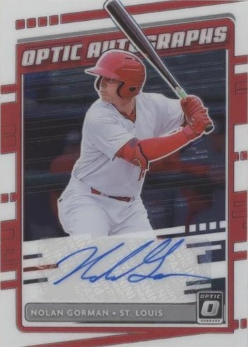 2020 Panini Donruss Optic - Nolan Gorman #OA-NG