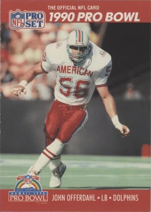 1990 Pro Set FACT Cincinnati John Offerdahl #362