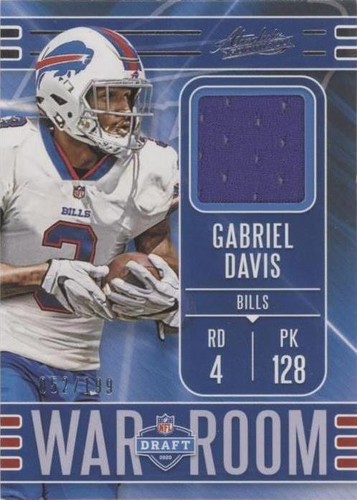 2020 Panini Absolute Gabriel Davis #WM-17