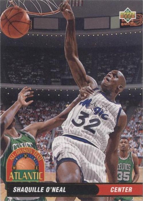 Cubierta superior 1992-93 - Shaquille O'Neal #AD1