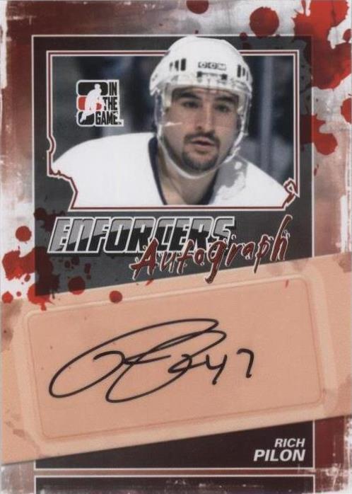 2011-12 In the Game Enforcers - Rich Pilon #A-RP