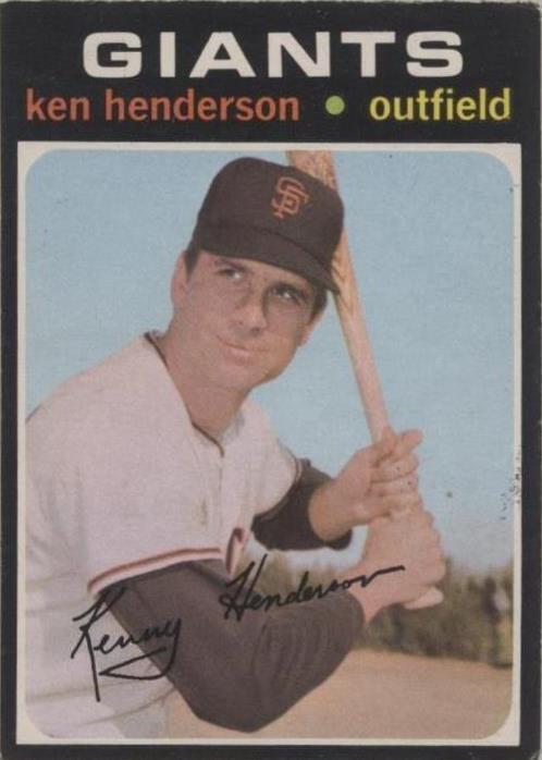 O-Pee-Chee 1971 - Ken Henderson #155