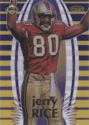 1999 Collector's Edge Masters Jerry Rice #M25