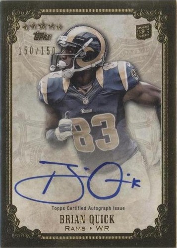 2012 Topps Five Star Brian Quick #FSFA-BQ