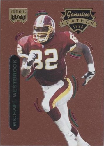 1996 Playoff Contenders Leather Michael Westbrook #58