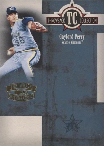 2005 Donruss Throwback Threads - Gaylord Perry #TC-37