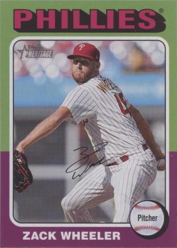 2024 Topps Heritage - Zack Wheeler #493