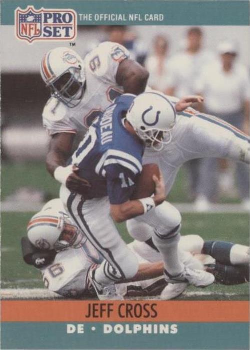 1990 Pro Set Jeff Cross #557