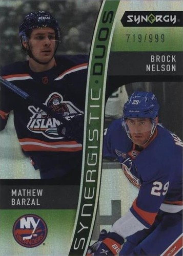 2023-24 Upper Deck Synergy - Brock Nelson Mathew Barzal #SD-3