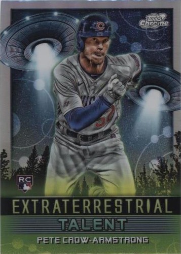 2024 Topps Cosmic Chrome Pete Crow Armstrong On Card Auto