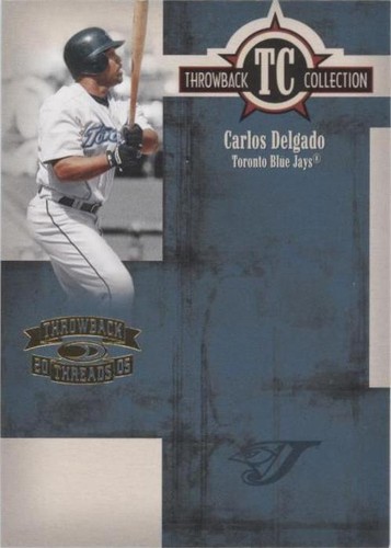 2005 Donruss Throwback Threads - Carlos Delgado #TC-23