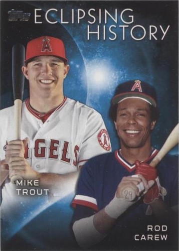 2015 Topps - Mike Trout Rod Carew #EH-7