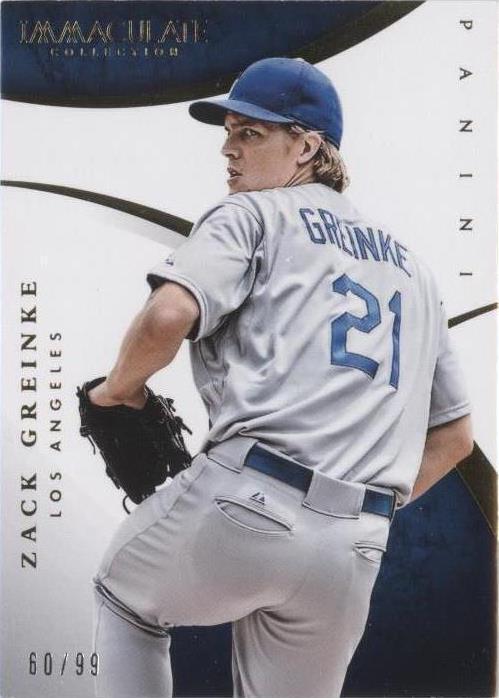 Panini Immaculate Collection 2015 - Zack Greinke #62