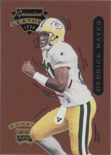 1996 Playoff Contenders Leather Derrick Mayes #61