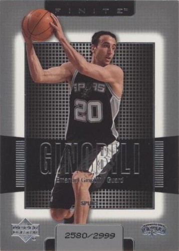 2003-04 Upper Deck Finite - Manu Ginobili #171