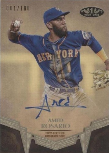 2019 Topps Tier One - Amed Rosario #BA-AR