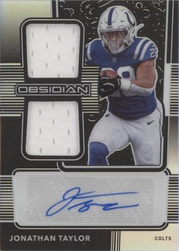 2020 Panini Obsidian Jonathan Taylor #RJI-16