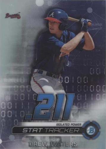 2019 Bowman Chrome - Drew Waters #ST-DW