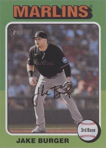 2024 Topps Heritage - Jake Burger #398