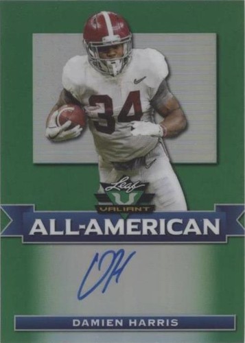 2019 Leaf Valiant Damien Harris #AA-DH1