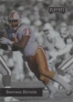 1993 Playoff Santana Dotson #39