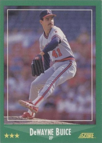 1988 Score - DeWayne Buice #376