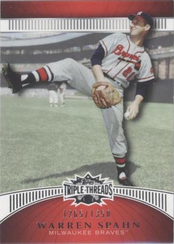 2010 Topps Triple Threads - Warren Spahn #14