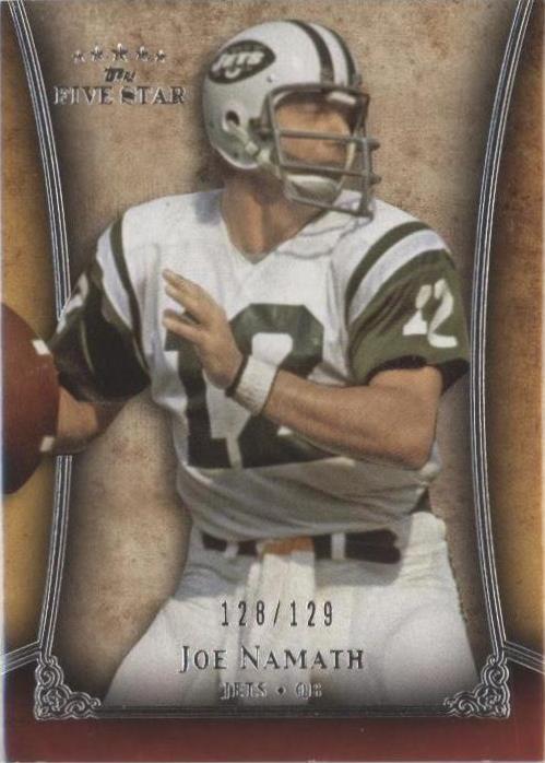 2011 Topps Five Star Joe Namath #70