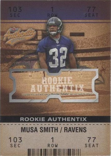 2003 Fleer Authentix Musa Smith #107