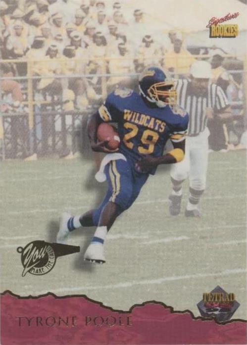 1995 Signature Rookies Tetrad Tyrone Poole #53