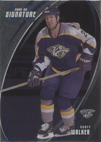 2002-03 In the Game Be A Player Signature Series - Scott Walker #037