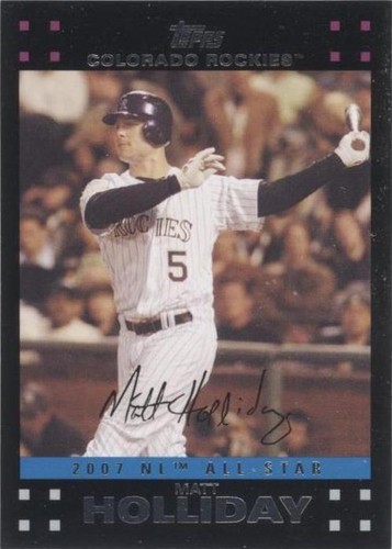 2007 Topps Updates & Highlights - Matt Holliday #UH260