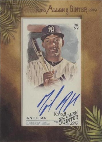 2019 Topps Allen & Ginter - Miguel Andujar #MA-MA