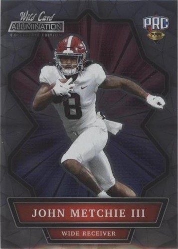 2021 Wild Card Alumination NIL Collegiate Edition John Metchie III #ANBC-40